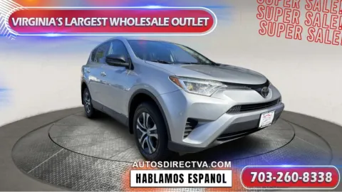 Silver 2018 Toyota RAV4 LE for sale in Manassas, VA