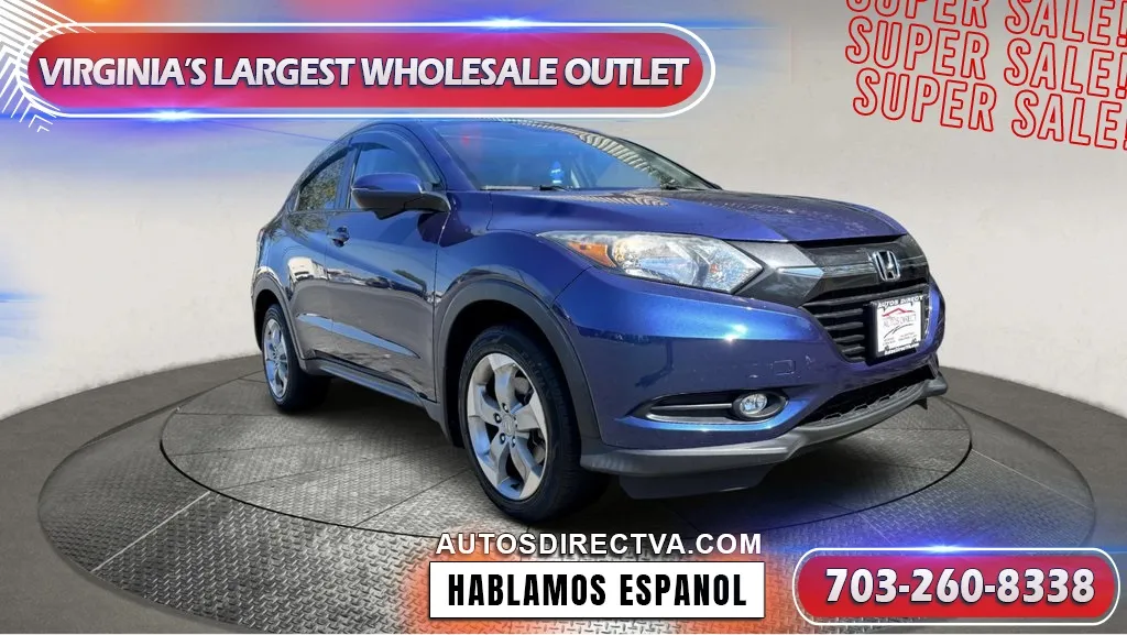 Blue 2017 Honda HR-V EX-L for sale in Manassas, VA