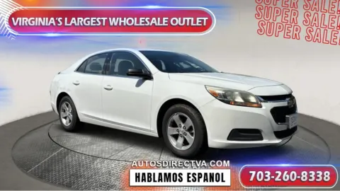 White 2014 Chevrolet Malibu LS for sale in Manassas, VA