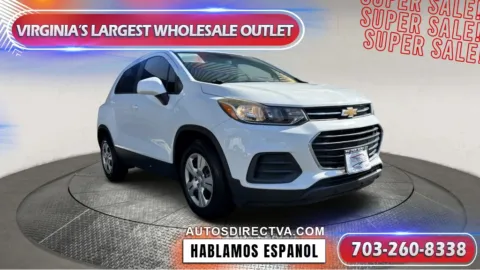 White 2018 Chevrolet Trax LS for sale in Manassas, VA