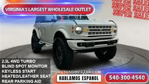White 2023 Ford Bronco Outer Banks for sale in Manassas, VA