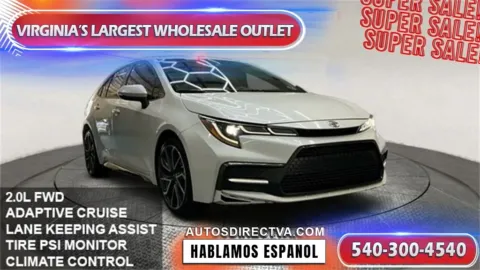 White 2022 Toyota Corolla for sale in Manassas, VA