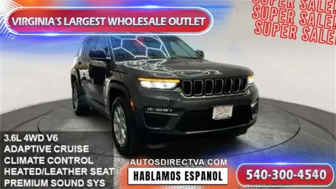 Gray 2023 Jeep Grand Cherokee Limited for sale in Manassas, VA
