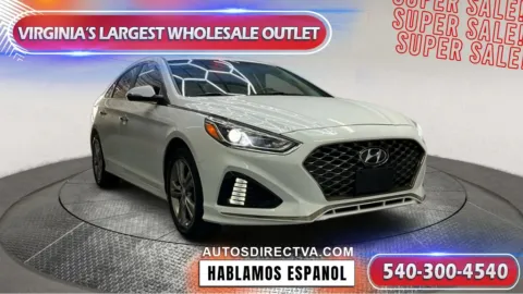 White 2019 Hyundai Sonata SEL for sale in Manassas, VA