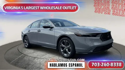 Gray 2024 Honda Accord Hybrid EX-L for sale in Manassas, VA
