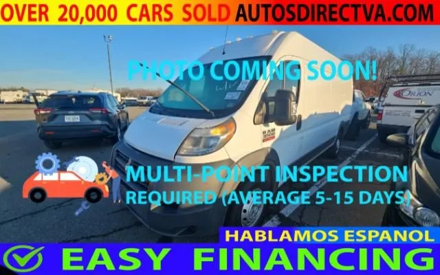 2018 Ram ProMaster 3500 High Roof for sale in Manassas, VA