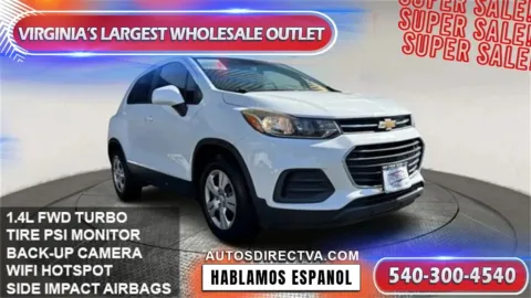 White 2018 Chevrolet Trax LS for sale in Manassas, VA