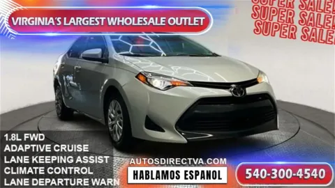 Silver 2019 Toyota Corolla L for sale in Fredericksburg, VA
