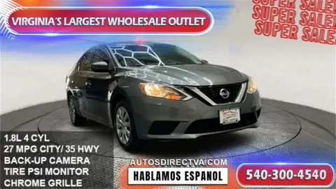 Gray 2019 Nissan Sentra S for sale in Manassas, VA
