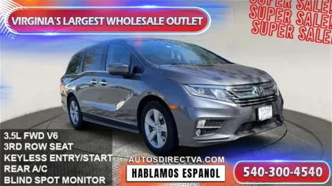 Gray 2019 Honda Odyssey EX for sale in Manassas, VA