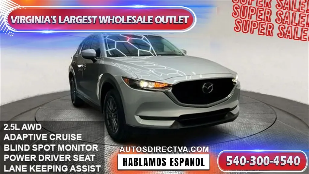 Silver 2021 Mazda CX-5 Touring for sale in Fredericksburg, VA