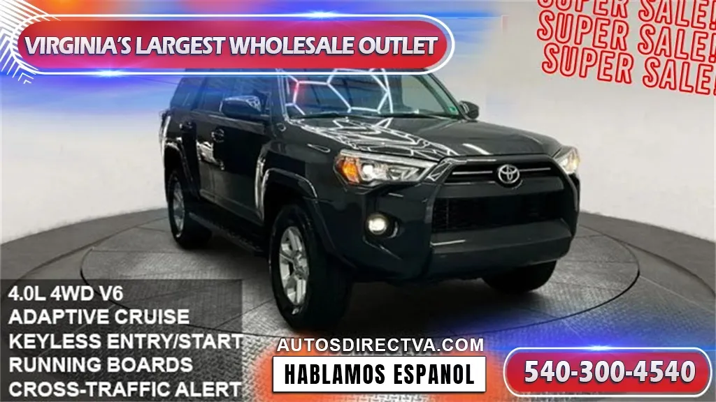 Gray 2024 Toyota 4Runner SR5 for sale in Fredericksburg, VA