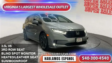 Silver 2021 Honda Odyssey Elite for sale in Manassas, VA