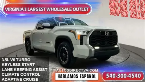 White 2022 Toyota Tundra SR5 for sale in Manassas, VA