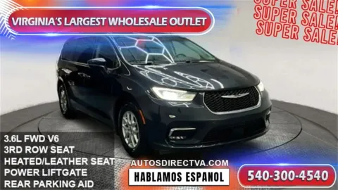 Blue 2021 Chrysler Pacifica Touring L for sale in Manassas, VA