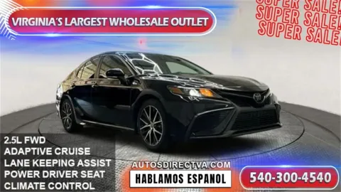 Black 2023 Toyota Camry SE for sale in Manassas, VA