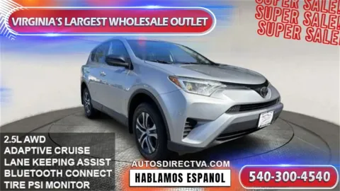 Silver 2018 Toyota RAV4 LE for sale in Manassas, VA