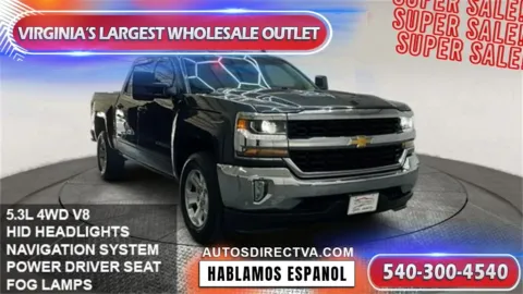 Gray 2018 Chevrolet Silverado 1500 LT for sale in Manassas, VA