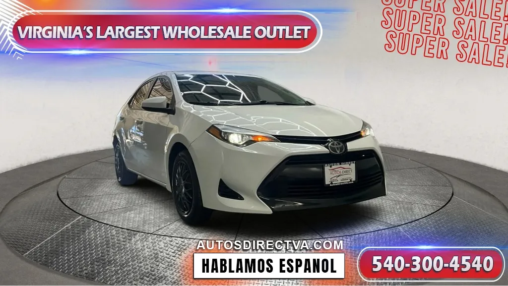 Red 2017 Toyota Corolla L for sale in Manassas, VA