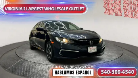 Blue 2020 Honda Civic LX for sale in Manassas, VA