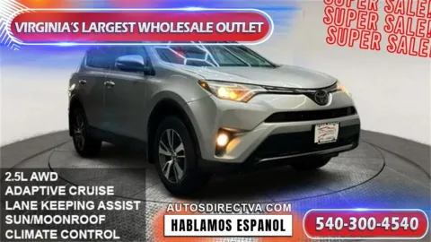 Silver 2017 Toyota RAV4 XLE for sale in Manassas, VA