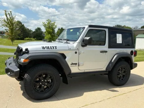 Silver 2023 Jeep Wrangler Willys for sale in Maryville, MO