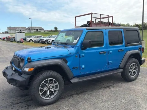 Blue 2026 Jeep Wrangler Sport S for sale in Maryville, MO