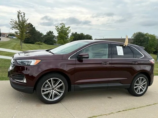 Red 2024 Ford Edge Titanium for sale in Maryville, MO
