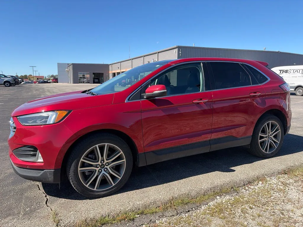 Red 2024 Ford Edge Titanium for sale in Maryville, MO
