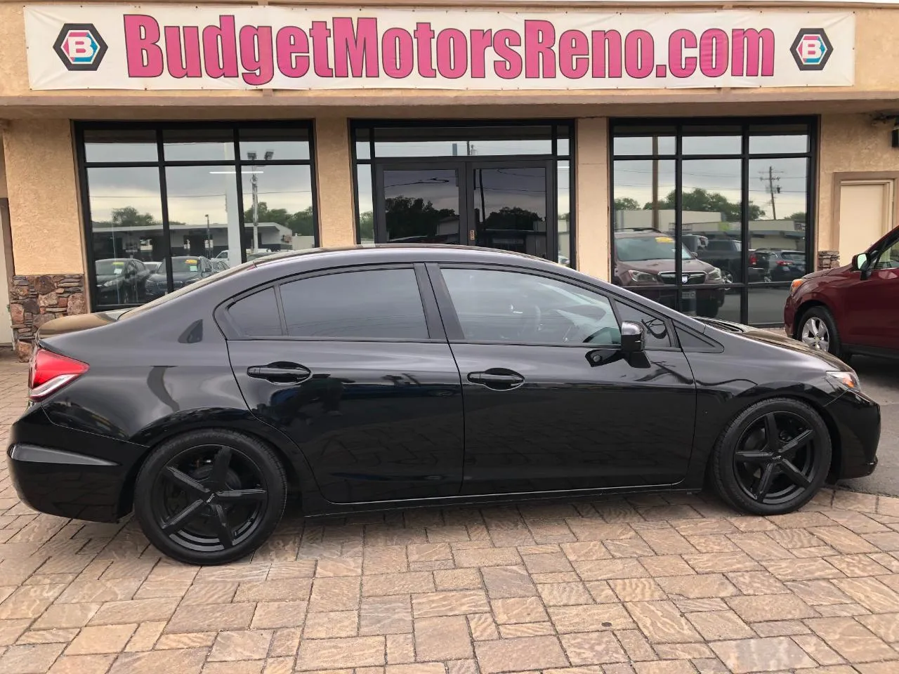 Black 2015 Honda Civic LX for sale in Reno, NV