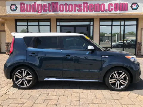 Blue 2018 Kia Soul + for sale in Reno, NV