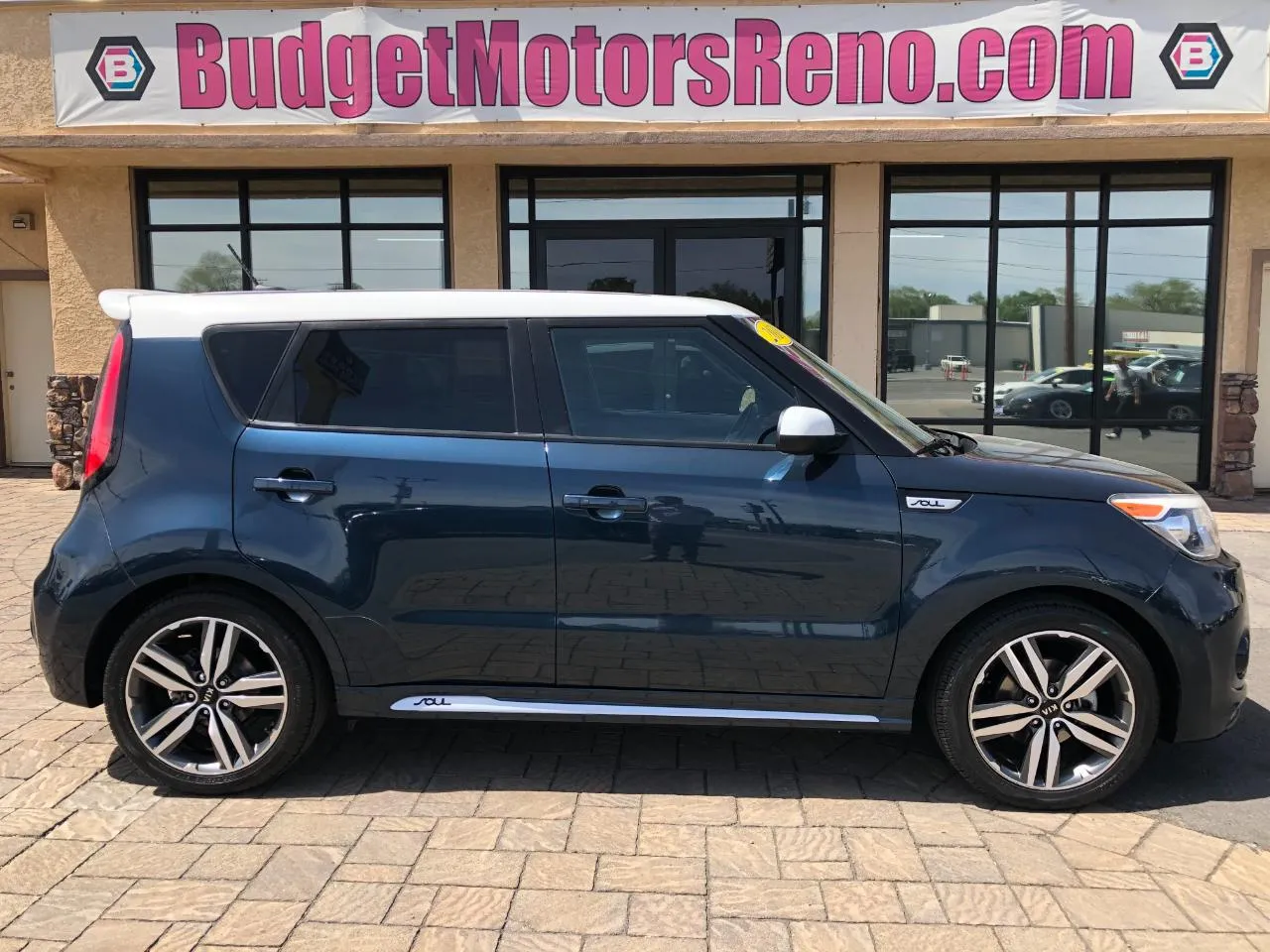 Blue 2018 Kia Soul + for sale in Reno, NV