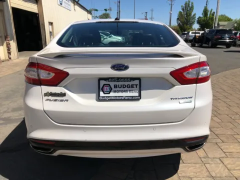 Another view of 2013 Ford Fusion Titanium for sale in Reno, NV at Budget Motors