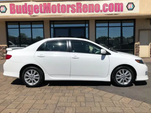 White 2010 Toyota Corolla for sale in Reno, NV