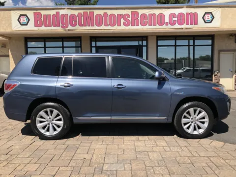 Blue 2012 Toyota Highlander Hybrid Limited for sale in Reno, NV