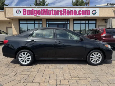 Black 2010 Toyota Corolla LE for sale in Reno, NV