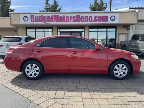 Red 2010 Toyota Camry LE V6 for sale in Reno, NV