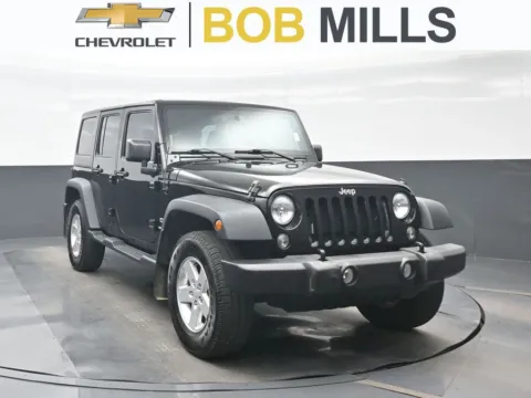 Black 2018 Jeep Wrangler JK Unlimited Sport for sale in Darlington, SC