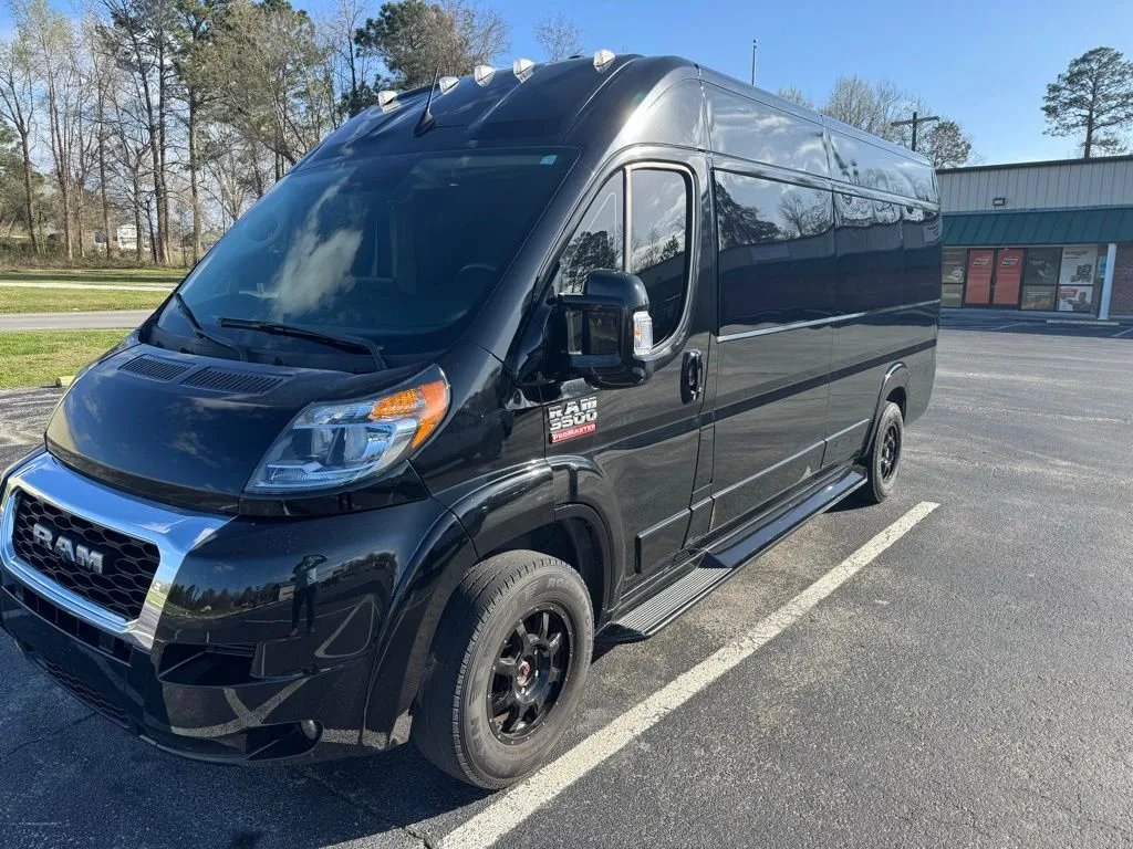 Black 2022 Ram ProMaster 3500 Window Van High Roof for sale in Darlington, SC