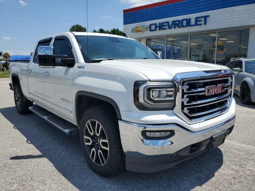 White 2017 GMC Sierra 1500 SLT for sale in Darlington, SC