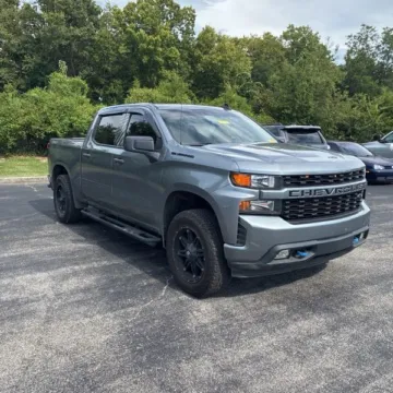 Gray 2021 Chevrolet Silverado 1500 Custom for sale in Darlington, SC