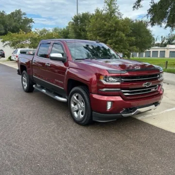 Red 2017 Chevrolet Silverado 1500 LTZ for sale in Darlington, SC
