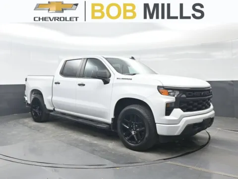 White 2023 Chevrolet Silverado 1500 Custom for sale in Darlington, SC