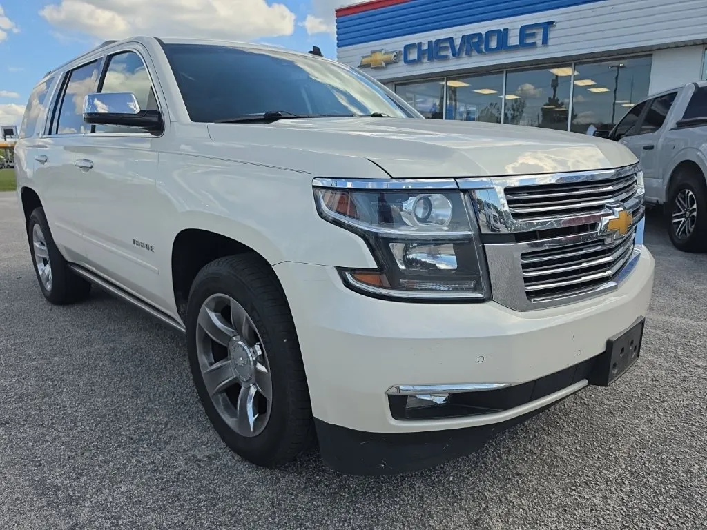White 2015 Chevrolet Tahoe LTZ for sale in Darlington, SC