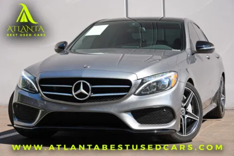 Gray 2018 Mercedes-Benz C-Class C 300 w/ Premium, AMG Line & Night Packages for sale in Peachtree Corners, GA