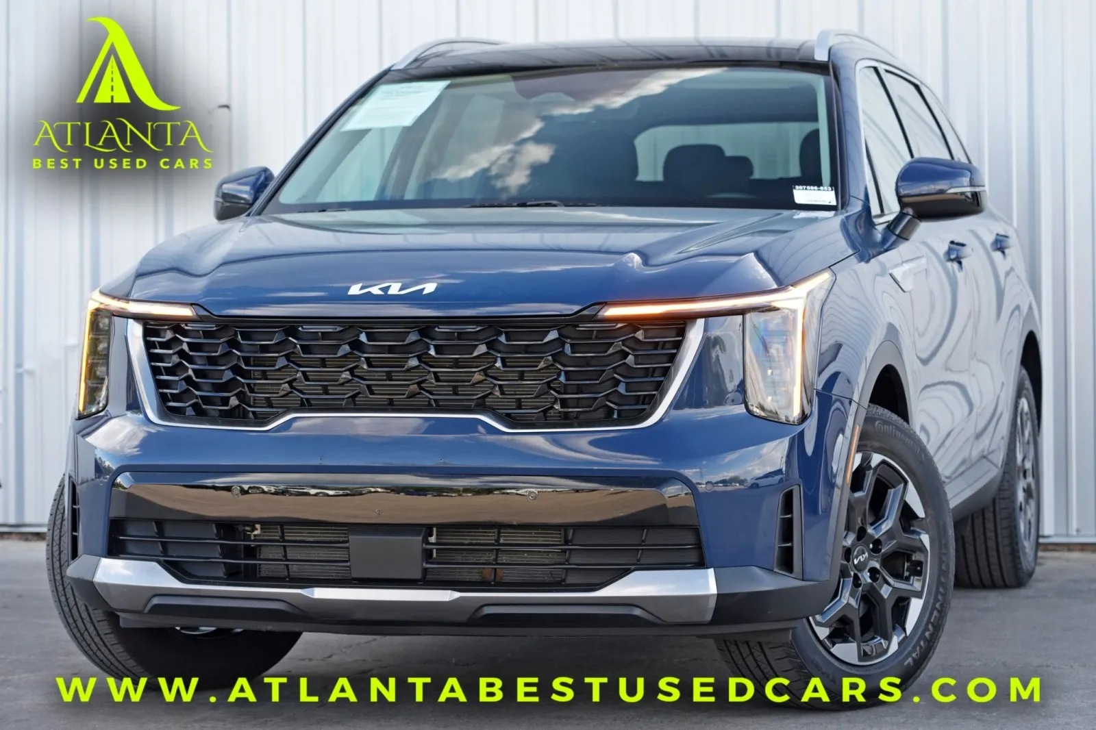 Blue 2024 Kia Sorento S for sale in Peachtree Corners, GA