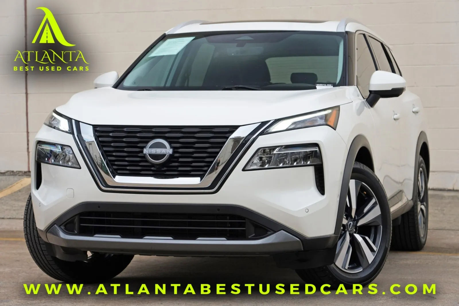White 2023 Nissan Rogue SL w/ Premium Package for sale in Peachtree Corners, GA