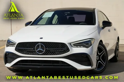 White 2024 Mercedes-Benz CLA 250 w/ AMG Night Package for sale in Peachtree Corners, GA
