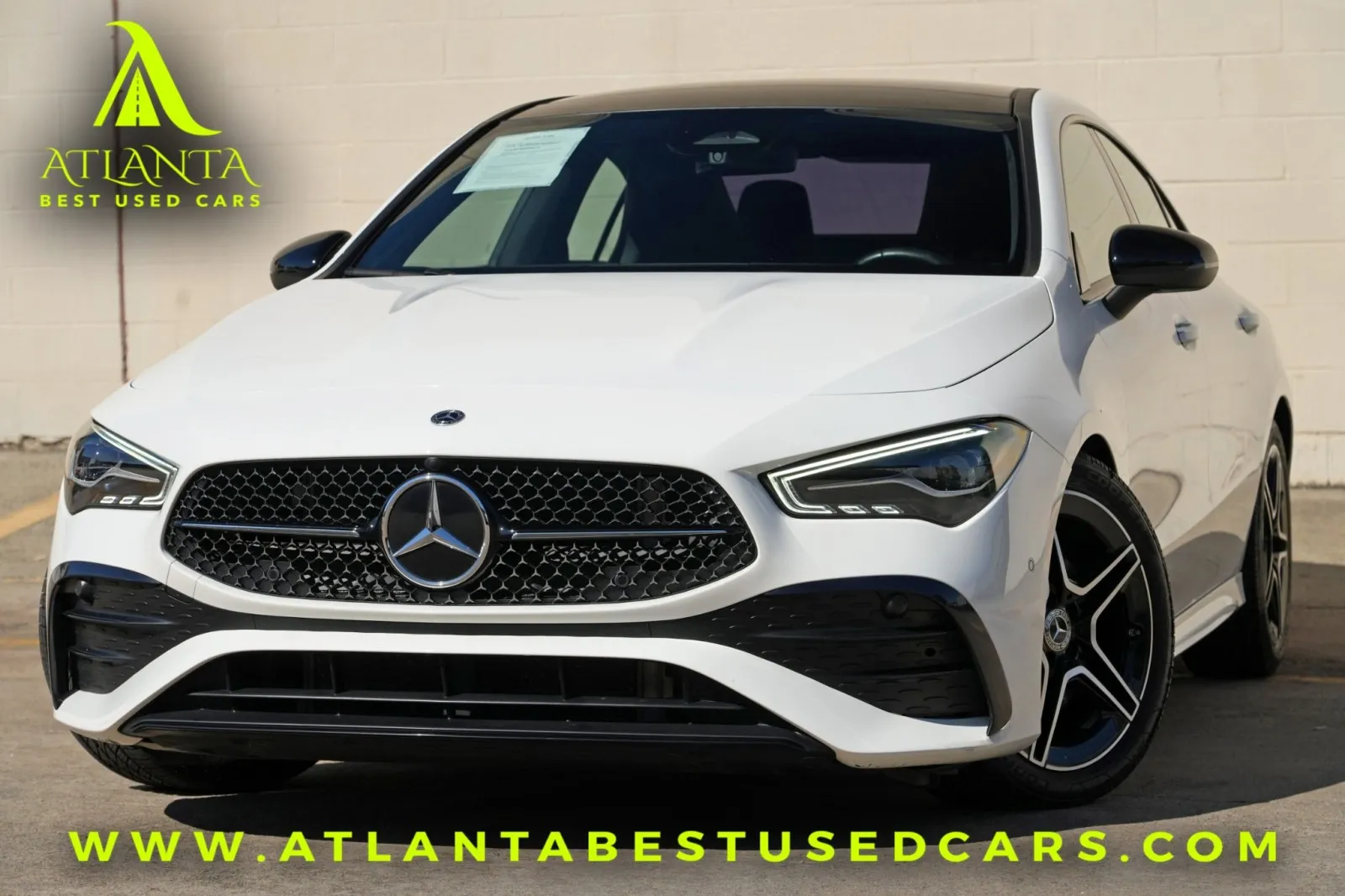 White 2024 Mercedes-Benz CLA 250 w/ AMG Night Package for sale in Peachtree Corners, GA