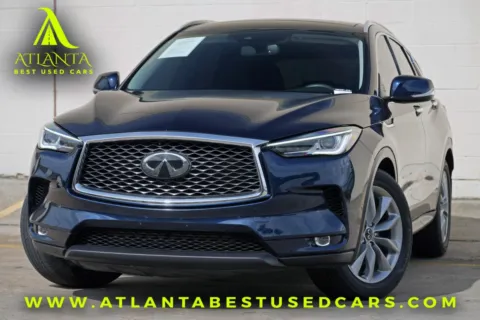 Blue 2022 INFINITI QX50 LUXE for sale in Peachtree Corners, GA